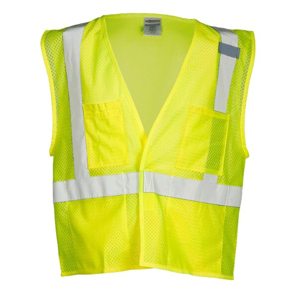 Unisex 4 Pocket Hook-and-Loop Mesh Vest Thumbnail