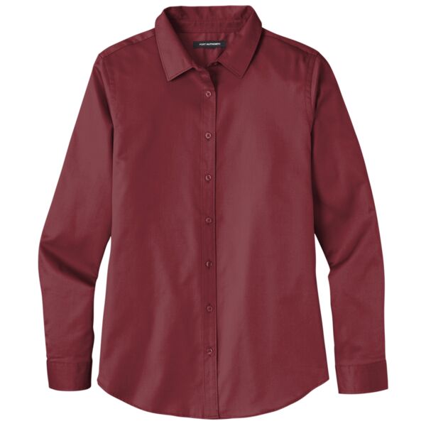 Women's Long Sleeve SuperPro React Twill Shirt Thumbnail