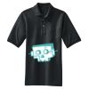 Heavyweight Cotton Pique Polo with Pocket Thumbnail