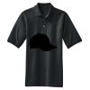 Heavyweight Cotton Pique Polo with Pocket Thumbnail