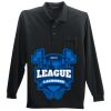 Long Sleeve Silk Touch Polo with Pocket Thumbnail