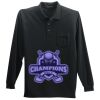 Long Sleeve Silk Touch Polo with Pocket Thumbnail
