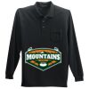 Long Sleeve Silk Touch Polo with Pocket Thumbnail