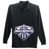 Long Sleeve Silk Touch Polo with Pocket Thumbnail