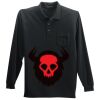 Long Sleeve Silk Touch Polo with Pocket Thumbnail