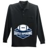 Long Sleeve Silk Touch Polo with Pocket Thumbnail