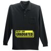 Long Sleeve Silk Touch Polo with Pocket Thumbnail