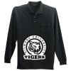 Long Sleeve Silk Touch Polo with Pocket Thumbnail
