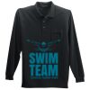 Long Sleeve Silk Touch Polo with Pocket Thumbnail