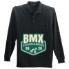 Long Sleeve Silk Touch Polo with Pocket Thumbnail