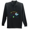 Long Sleeve Silk Touch Polo with Pocket Thumbnail