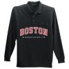 Long Sleeve Silk Touch Polo with Pocket Thumbnail