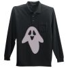 Long Sleeve Silk Touch Polo with Pocket Thumbnail