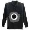 Long Sleeve Silk Touch Polo with Pocket Thumbnail