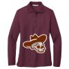 Women's Silk Touch Long Sleeve Polo Thumbnail