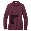 Women's Silk Touch Long Sleeve Polo Thumbnail