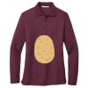 Women's Silk Touch Long Sleeve Polo Thumbnail