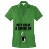 Women's Performance Fine Jacquard Polo Thumbnail