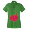 Women's Performance Fine Jacquard Polo Thumbnail